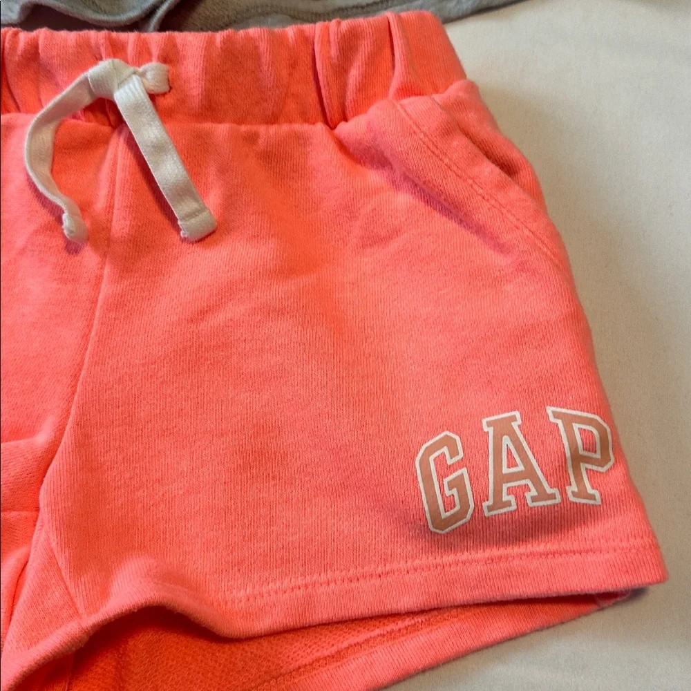 GAP Kids Gray and Coral Shorts Duo